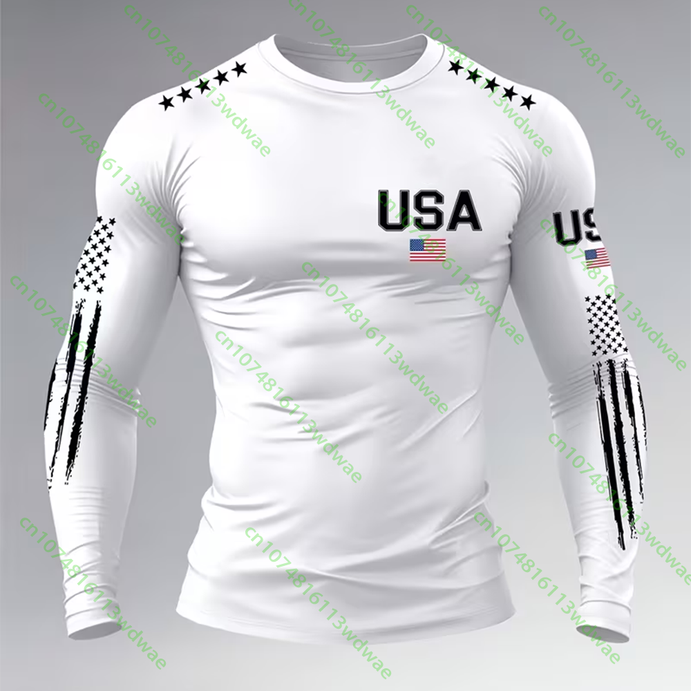Outdoor Camping Usa - USA Style New Men's Fashion Long