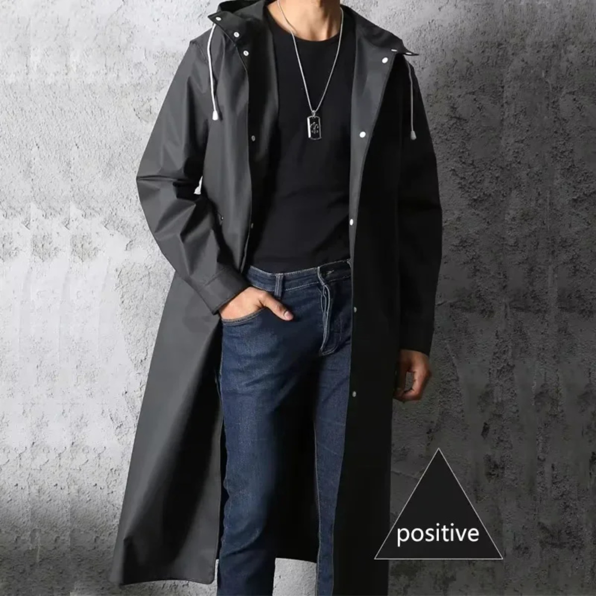Fashionable Waterproof Hooded  - Camping Rain Poncho review and price