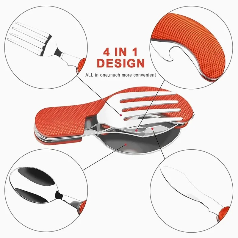 Stainless Steel Cutlery 4in1 O - Outdoor Camping Dining Set review and price