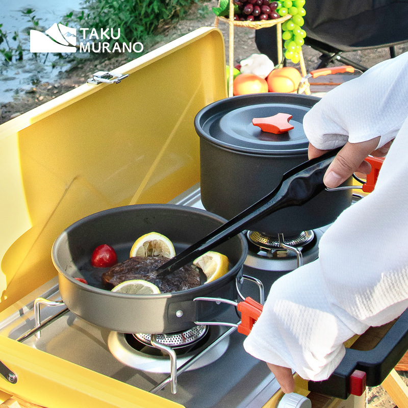 Camping Cookware Set Outdoor C - Outdoor Camping Dining Set review and price