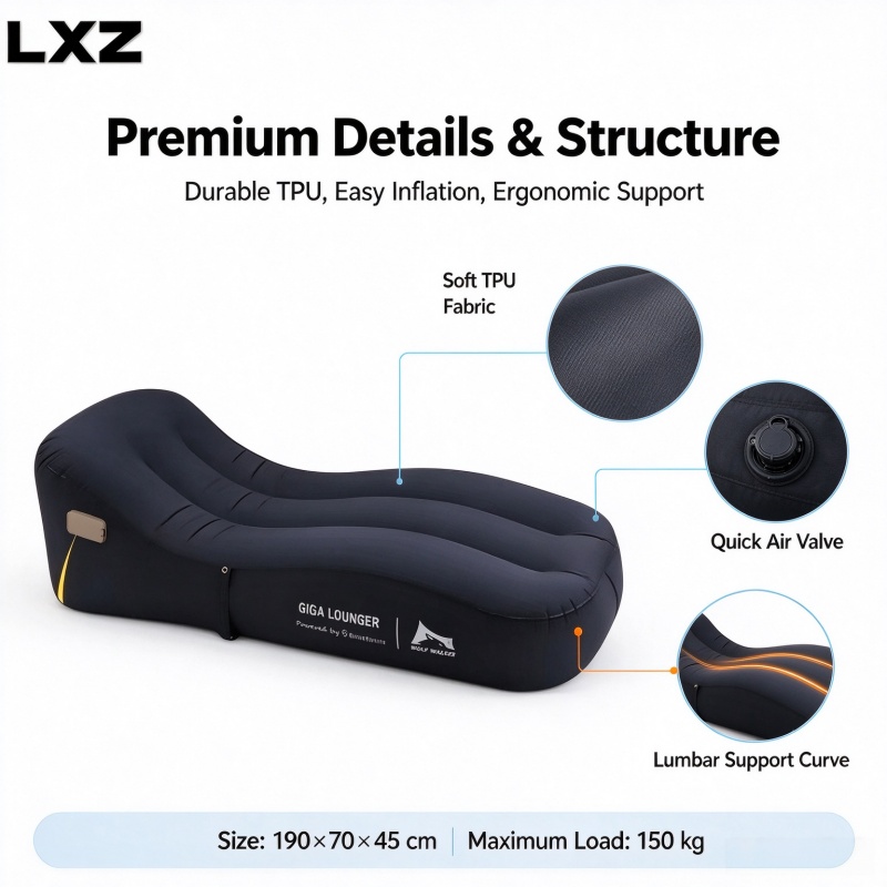 TPU Automatic Inflatable Chair - Bed Outdoor Camping review and price