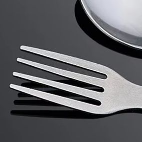 2-in-1 Fork Dessert Spoon Cutl - Outdoor Camping Dining Set review and price